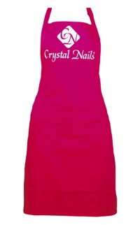 Crystal Nails lonc kötény - fehér logóval főképe